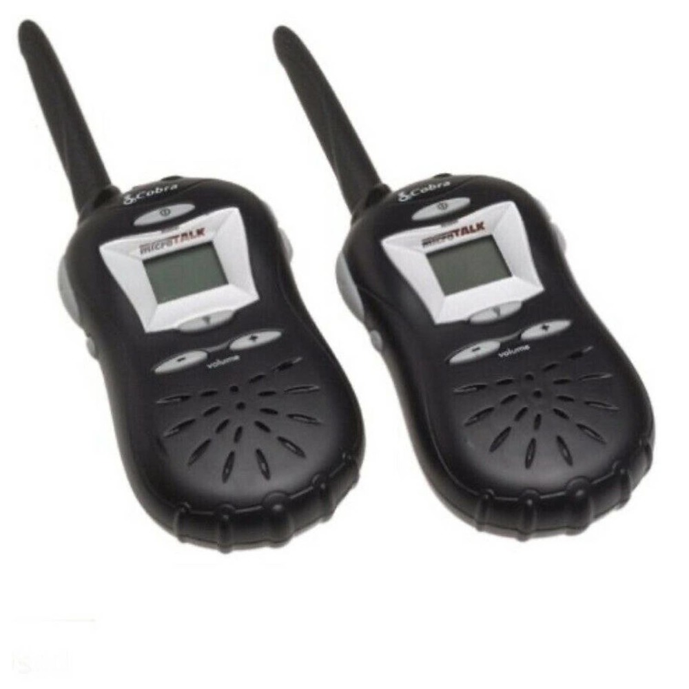 Wireless Cobra MicroTalk FRS 1102 Walkie Talkie Set of Two Way Radios 14 Channel